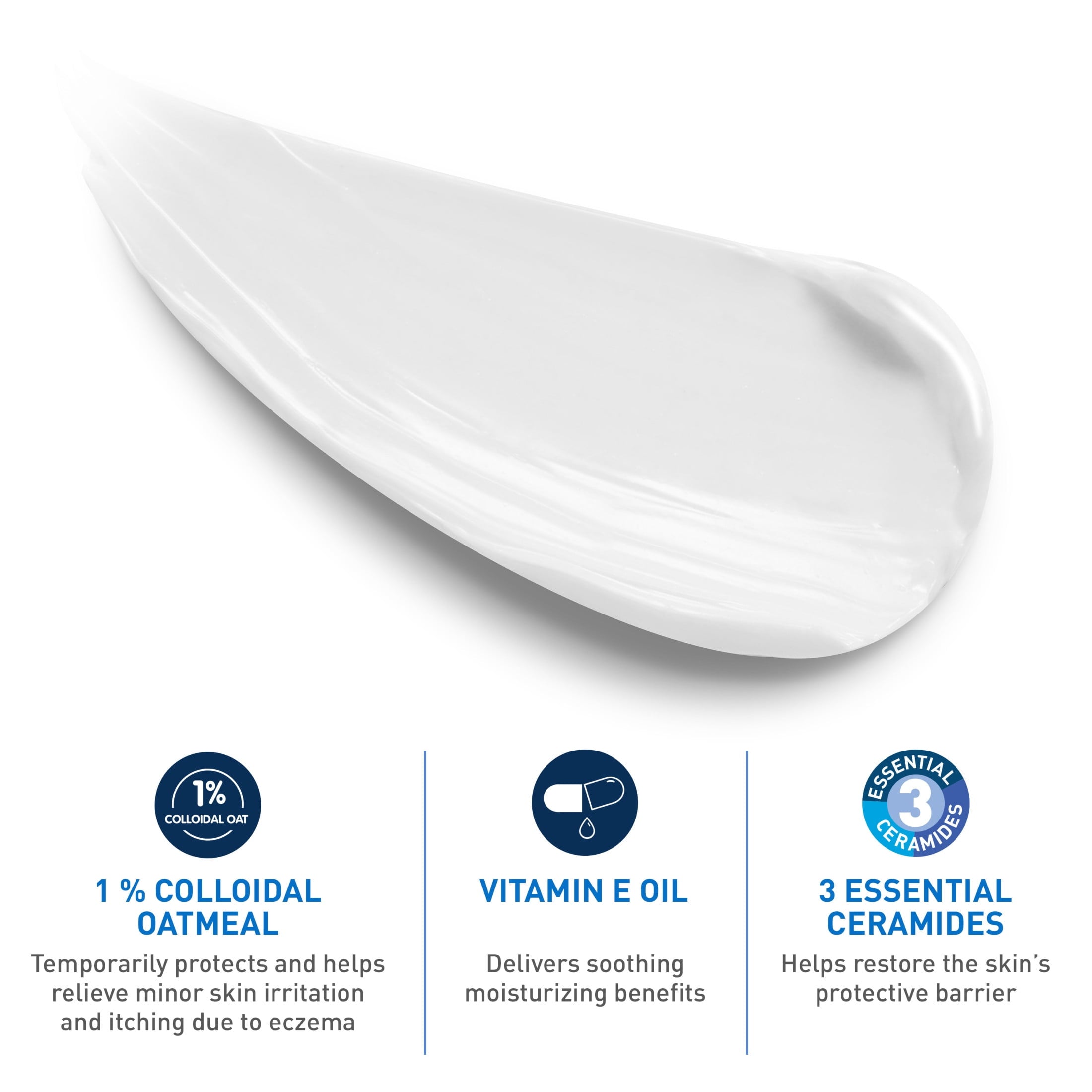 CeraVe Baby Eczema Relief Cream with 1% Colloidal Oatmeal to Soothe & Calm Itchy Skin 5 oz