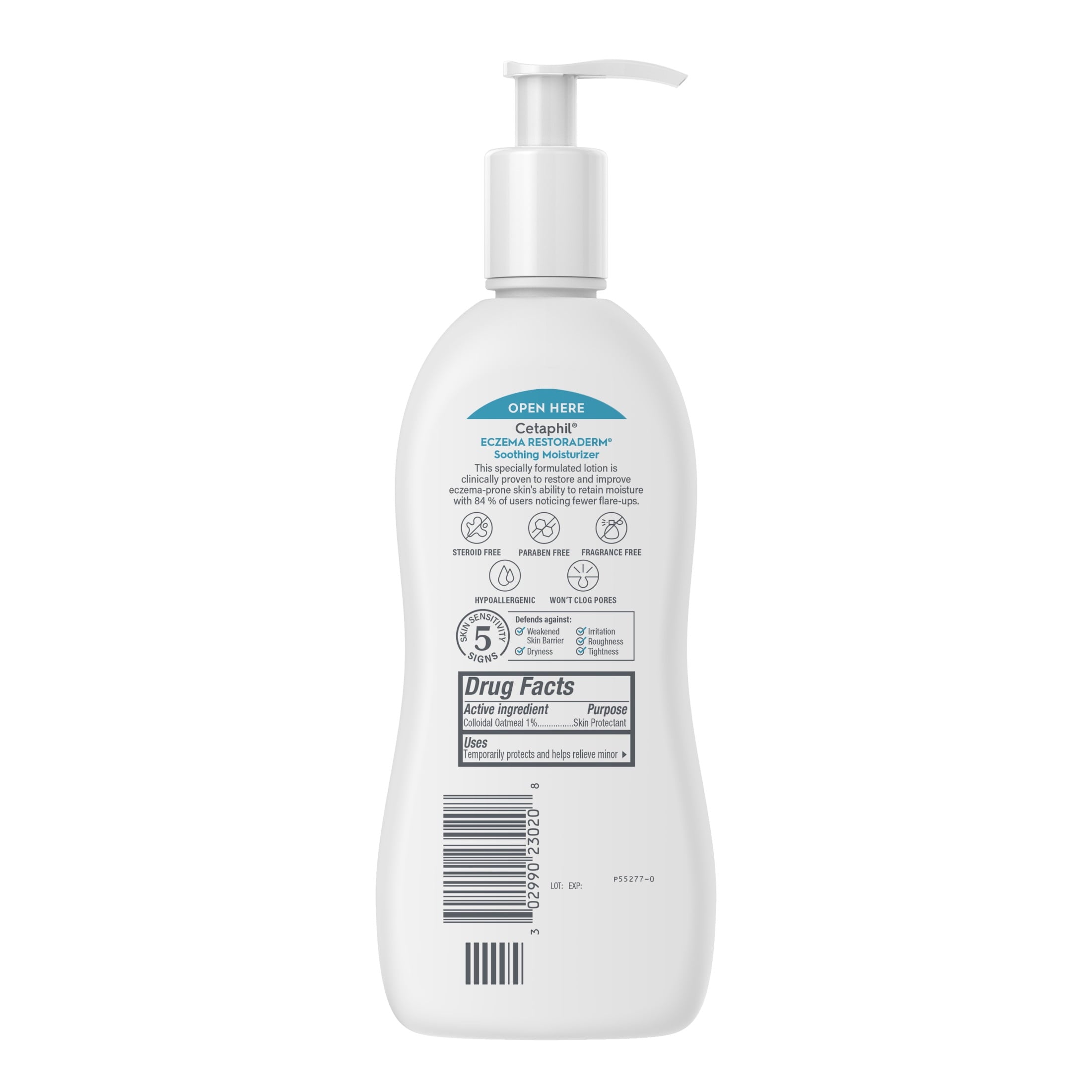 Cetaphil Restoraderm Moisturizing Lotion, 10 oz, Itch Control for Eczema Prone Skin