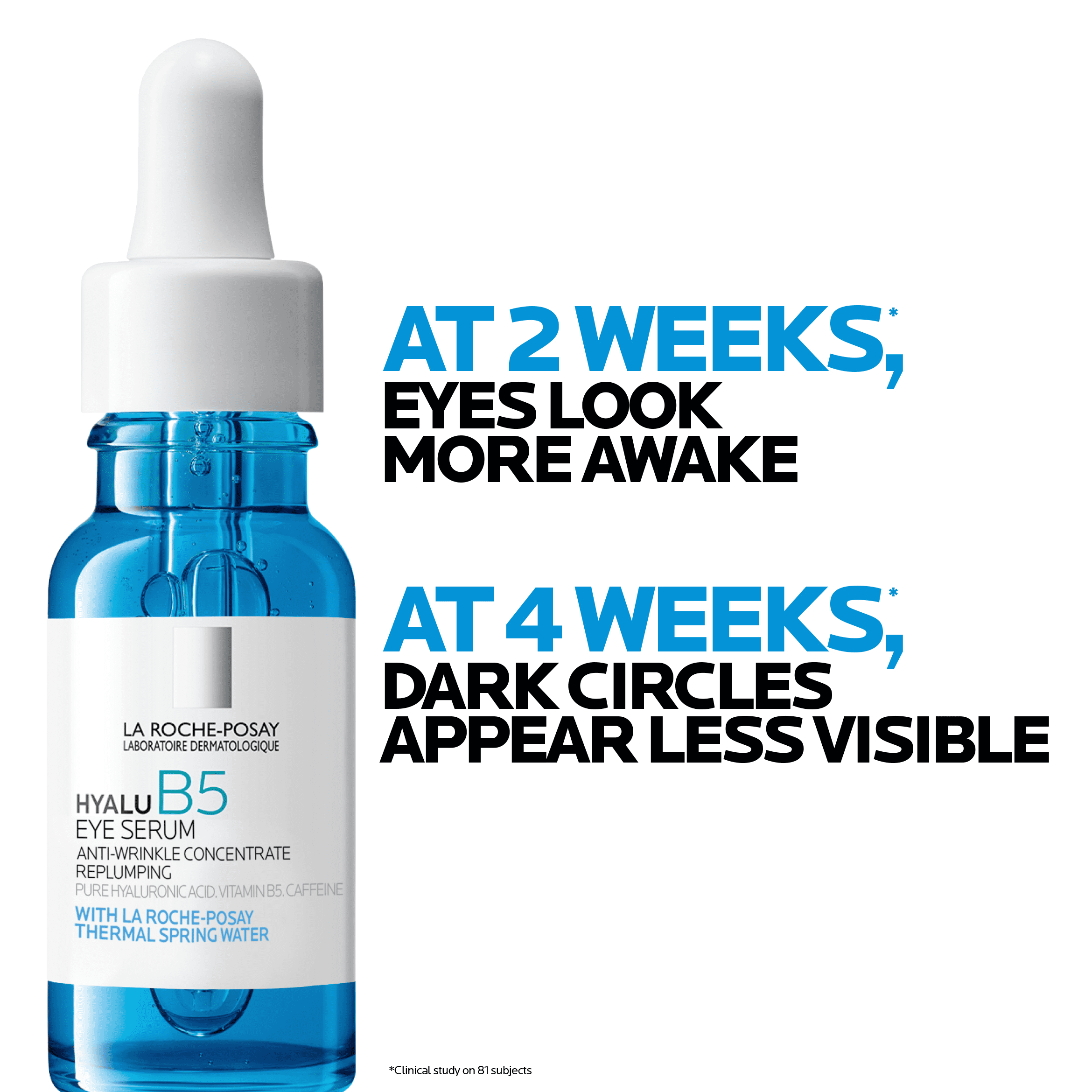La Roche-Posay Hyalu B5 Anti-Aging Eye Serum with Hyaluronic Acid for Dark Circles and Puffiness, 0.5 fl oz