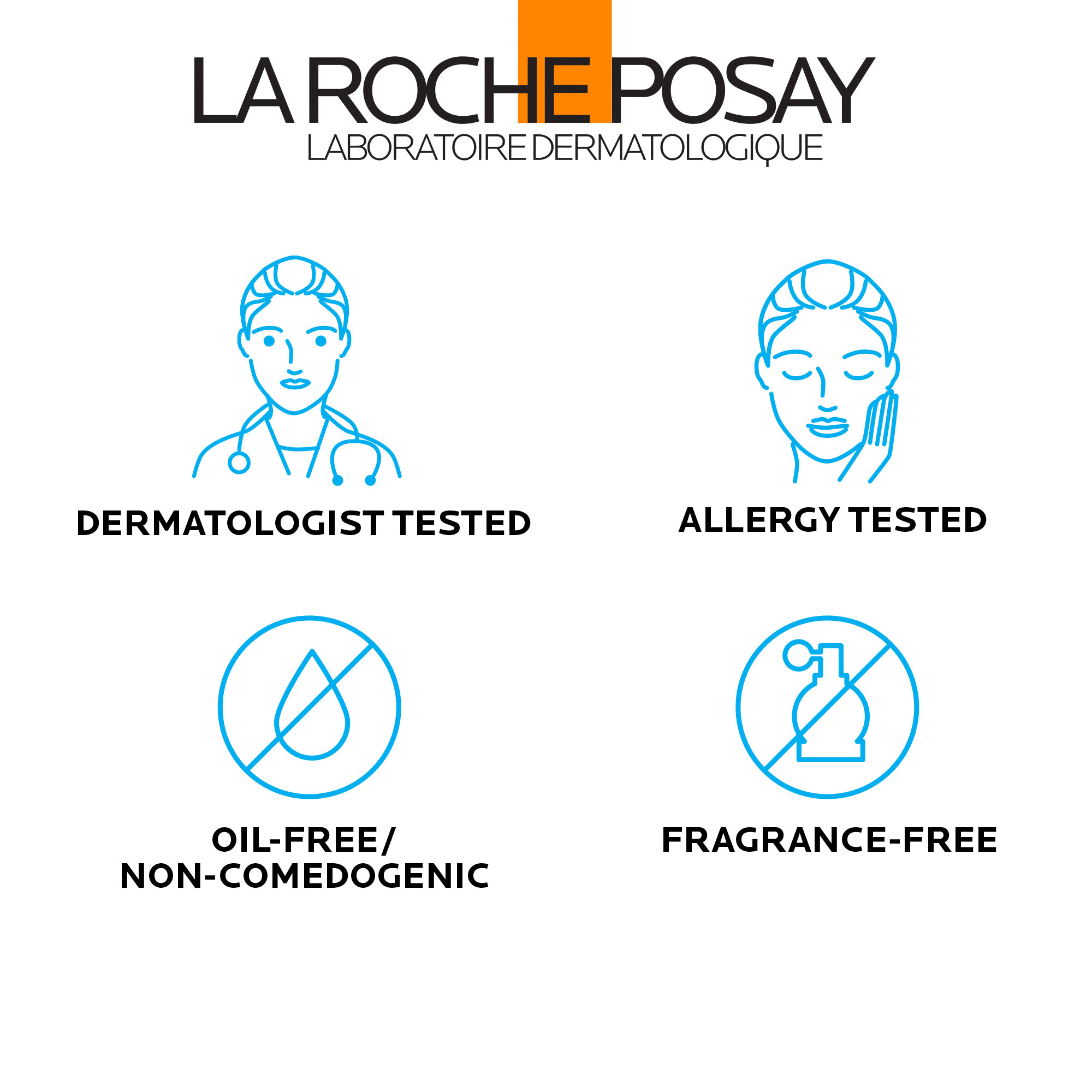 La Roche-Posay Anthelios Clear Skin Dry Touch Facial Sunscreen SPF 60 Oil-Free for All Skin Types,1.7 fl oz