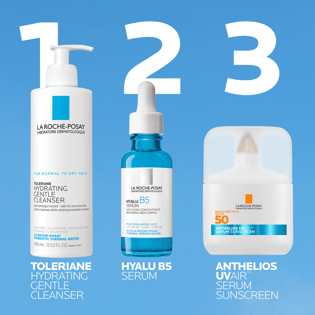 La Roche-Posay Anthelios UV Air Face Sunscreen Serum with SPF 50 for Sun Protection, 1.7 fl oz