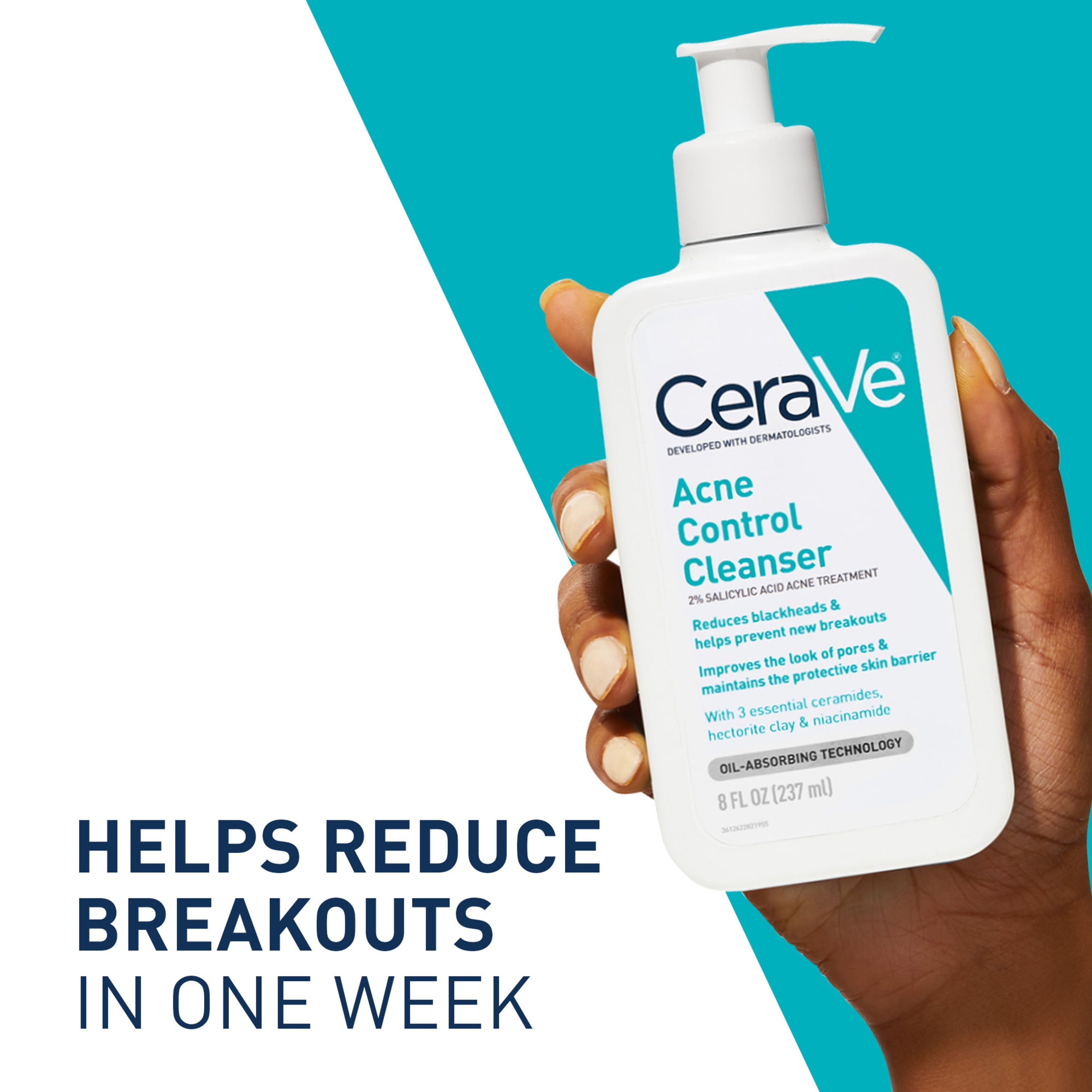 CeraVe Acne Essentials Skincare Set 3-Step Routine for Acne-Prone Skin