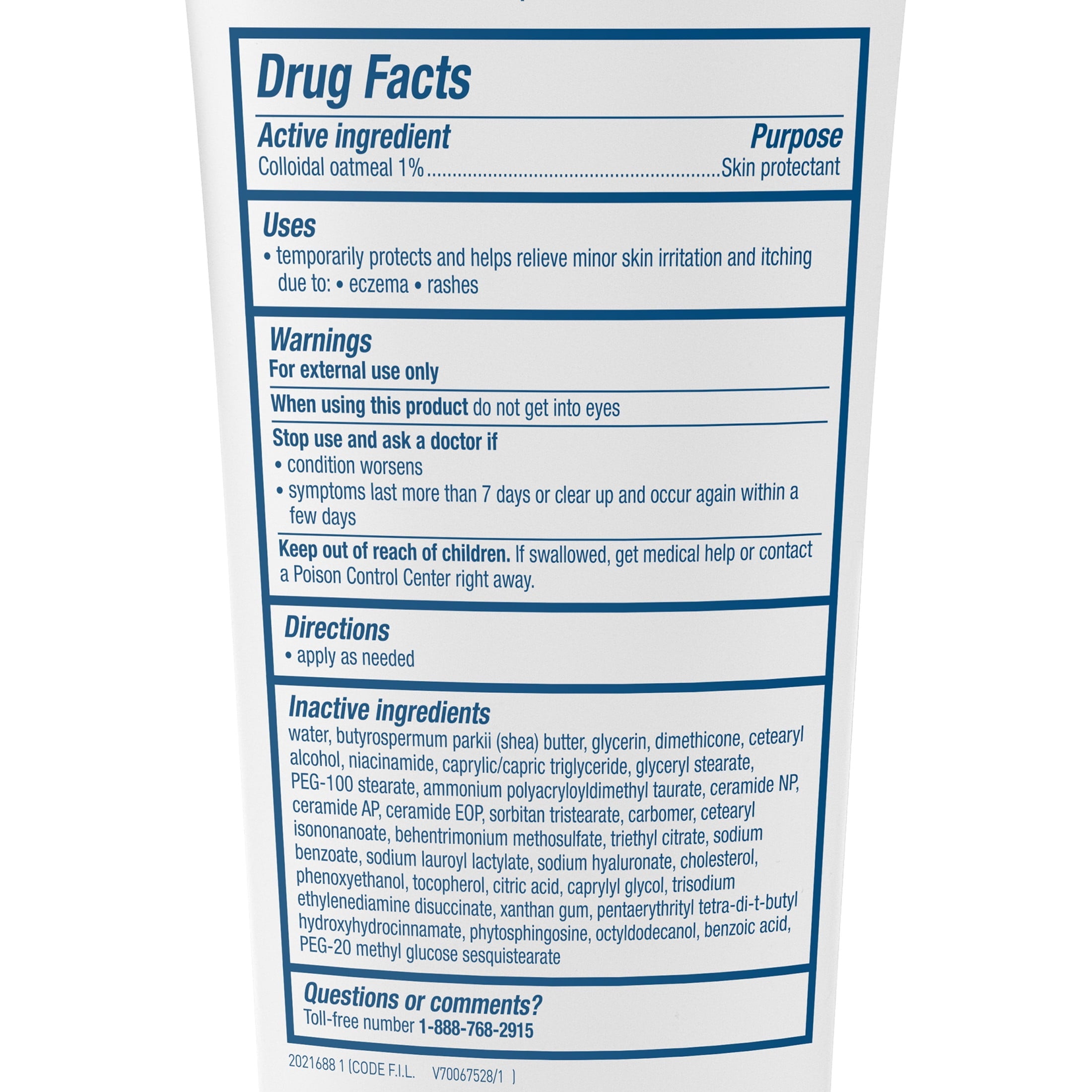 (3 pack) CeraVe Eczema Relief Moisturizing Cream 8 fl oz