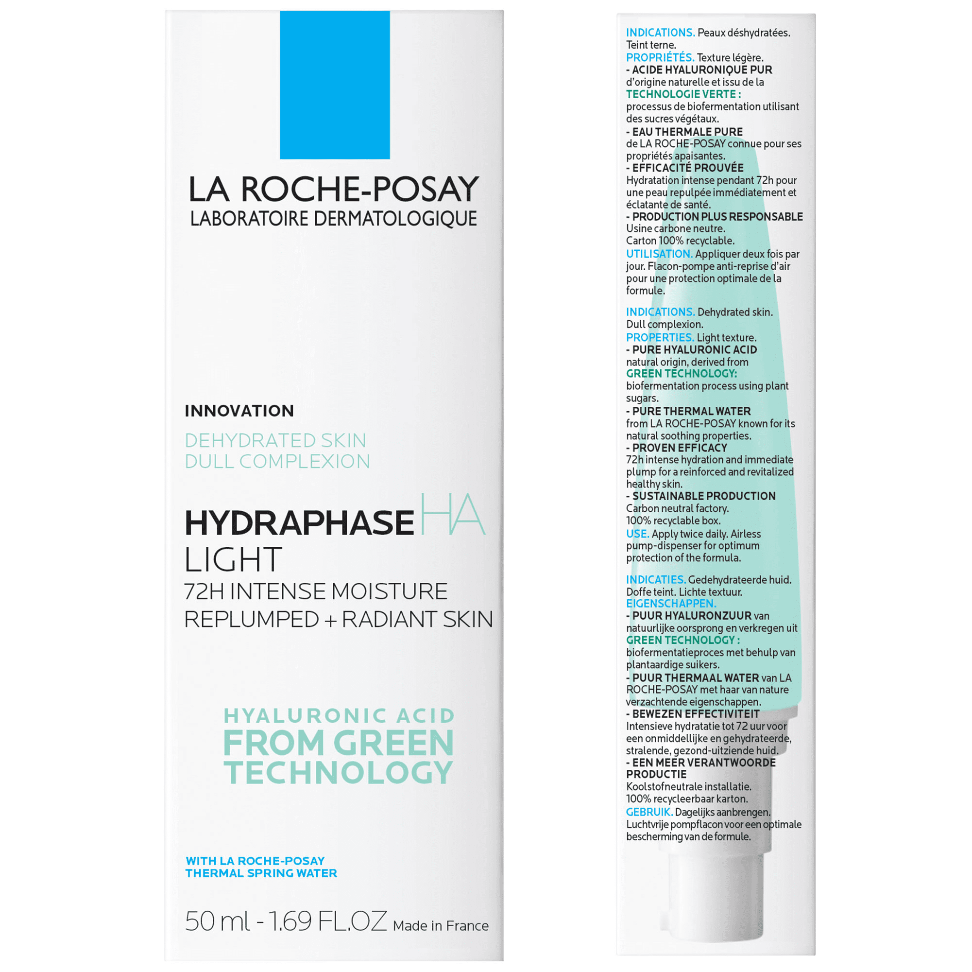 La Roche-Posay Hydraphase HA Light Hyaluronic Acid Face Moisturizer, 1.7 fl oz