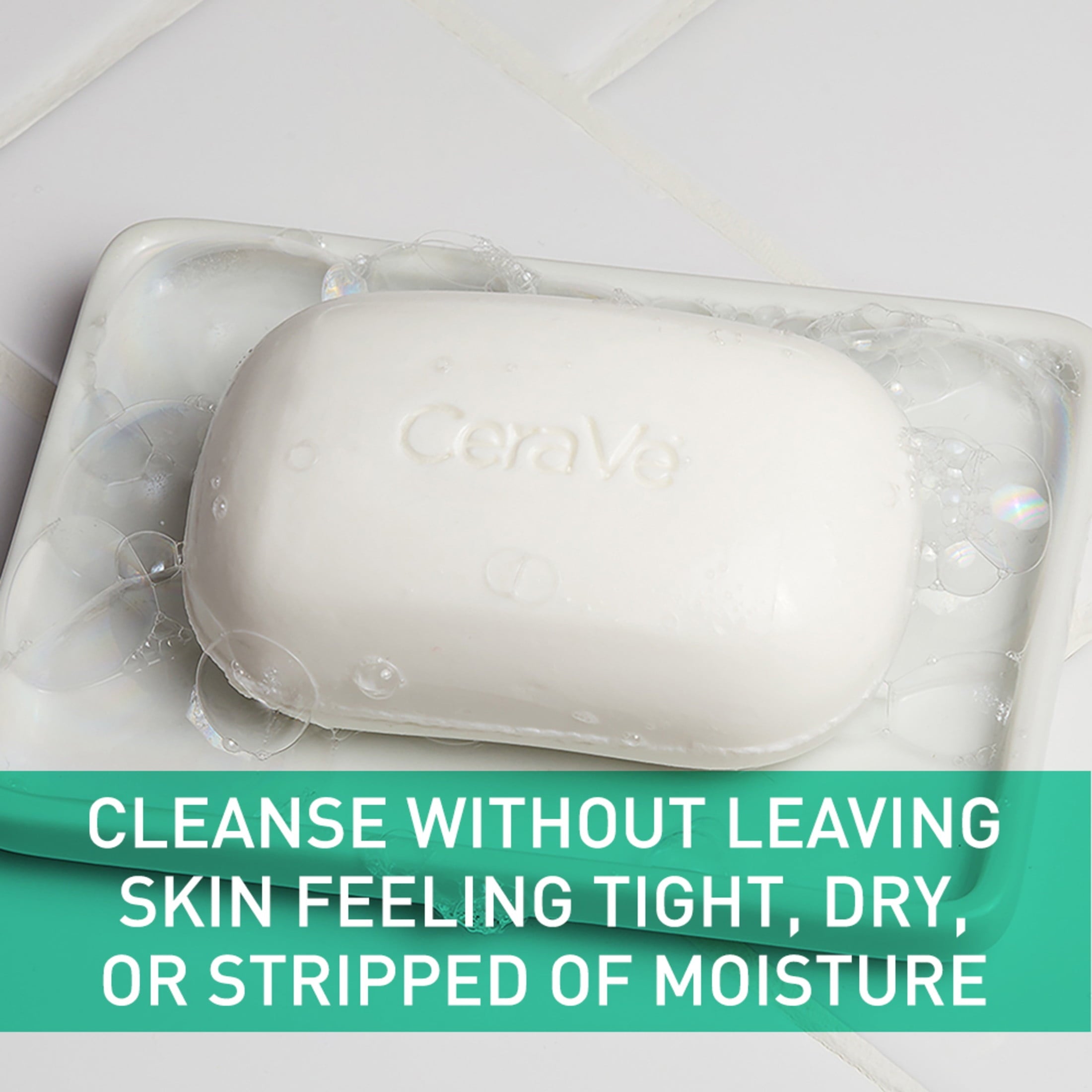 CeraVe Foaming Cleansing Bar, Kaolin Clay - 4.5 oz