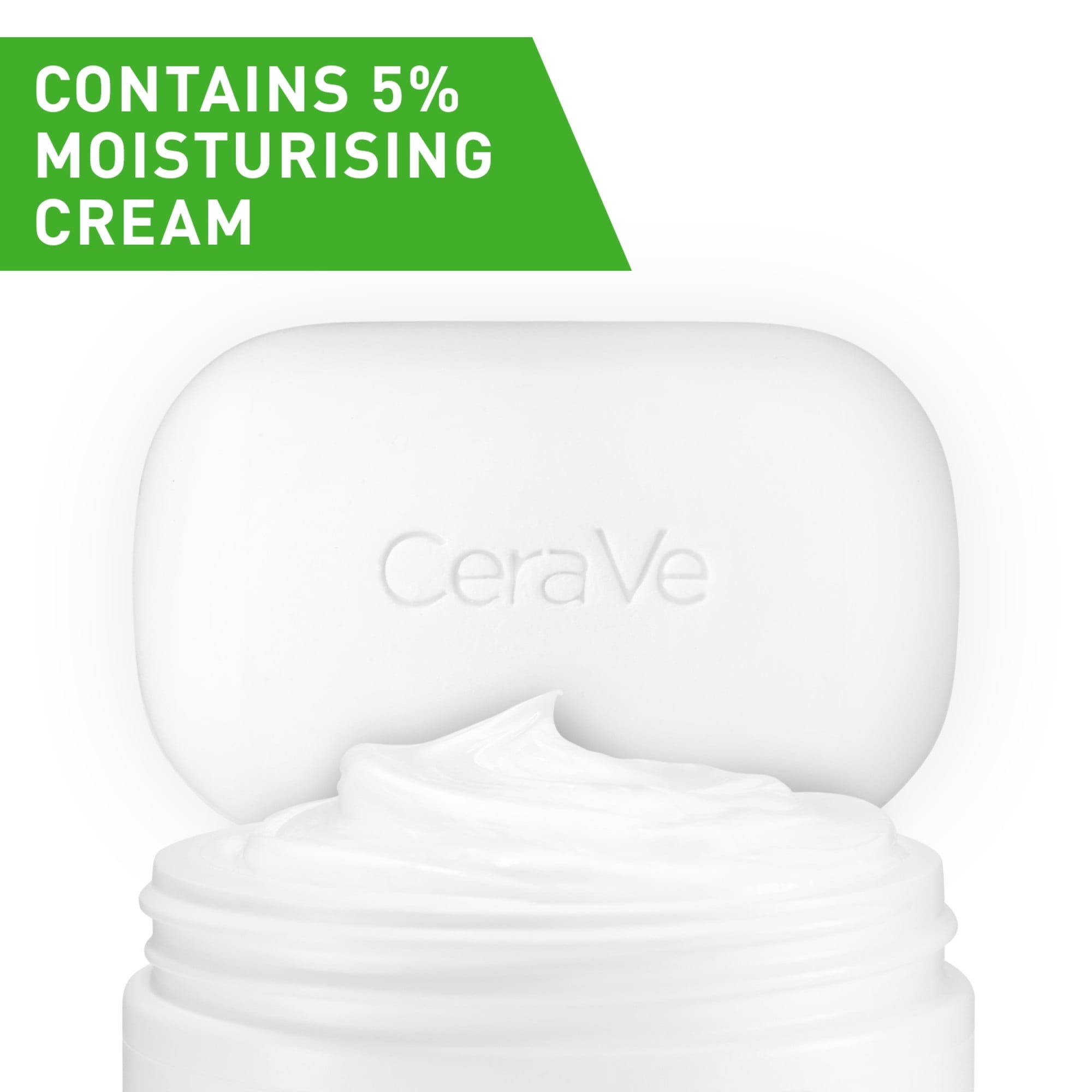 (2 pack) CeraVe Hydrating Cleansing Bar for Face and Body for Normal to Dry Skin, 4.5 oz